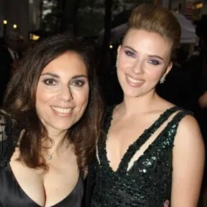 Karsten Johansson's ex-wife and their daughter, Scarlett Johansson.